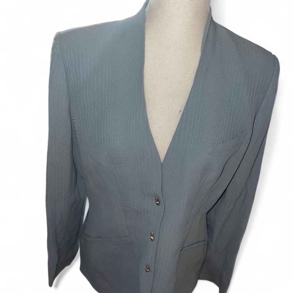 Mugler Light Turquoise Blazer